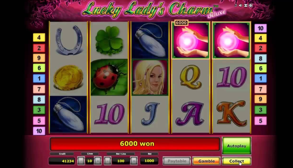 Pokerdom kazinosidan saxiy Lucky Lady's Charm Deluxe uyasi