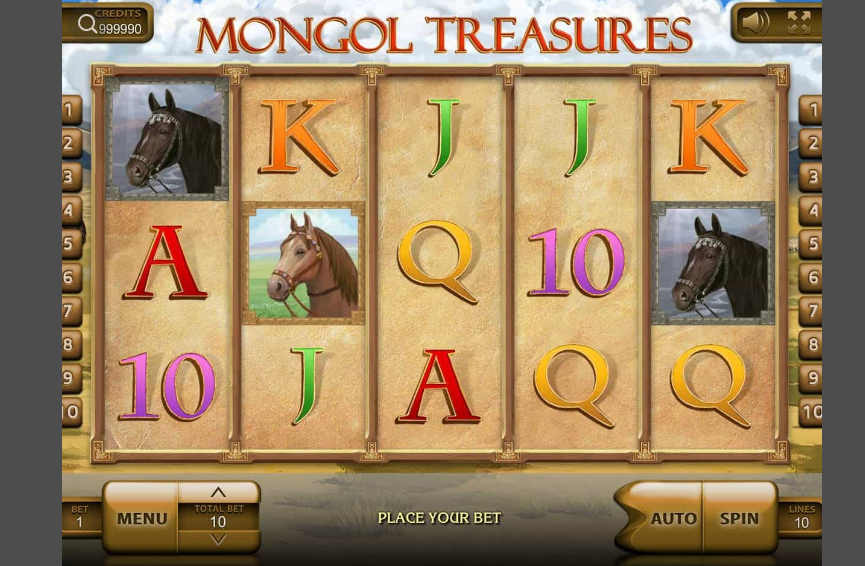 Mongol Treasures: kengaytiruvchi belgilar va FS bilan ajoyib uyasi